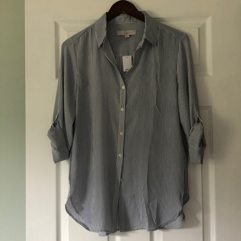 LOFT Utility Blouse - NWT